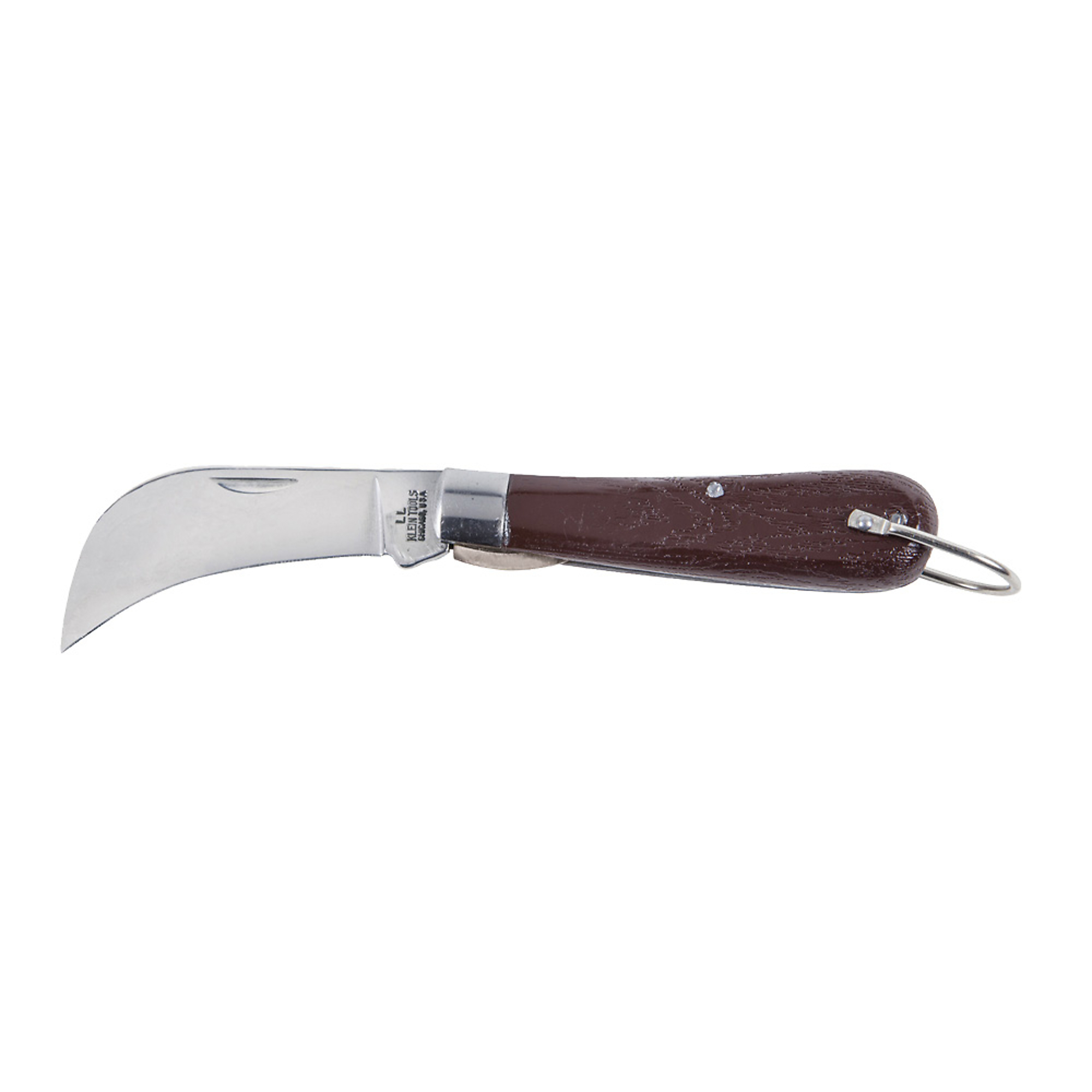 Klein Tools, Pocket Knife, Carbon Steel Hawkbill Slitting Blade, Blades (qty.) 1 Knives (qty.) 1 Folding, Model# 1550-4